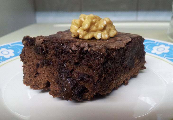 Brownie de nozes