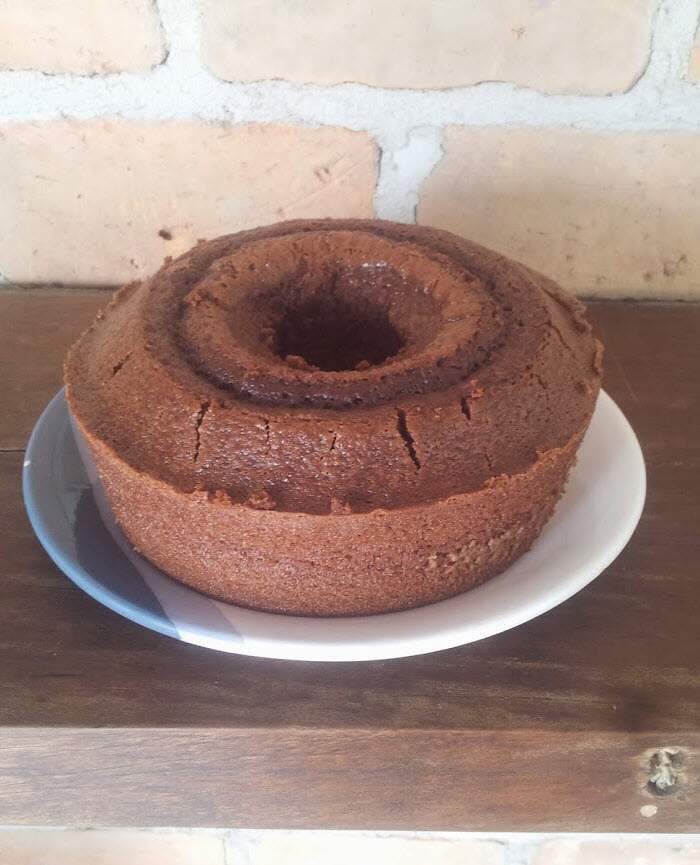 Bolo de chocolate de liquidificador