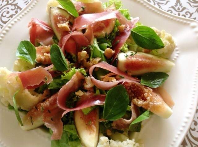 Salada de figo com Parma