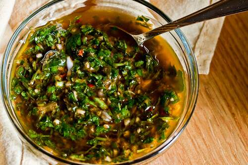 Molho chimichurri