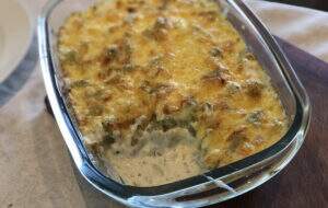 chuchu cremoso gratinado