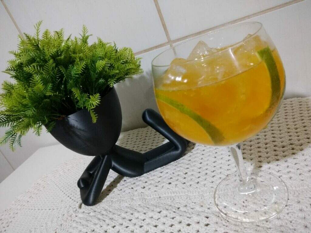 Gin com RedBull e laranja