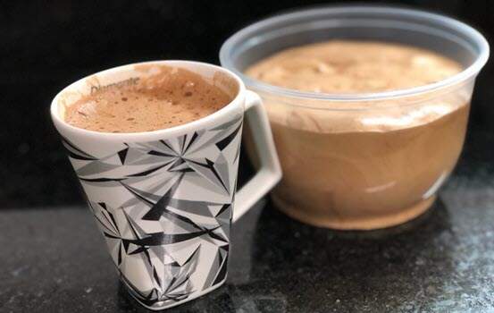 Café Cremoso com Chocolate e Canela