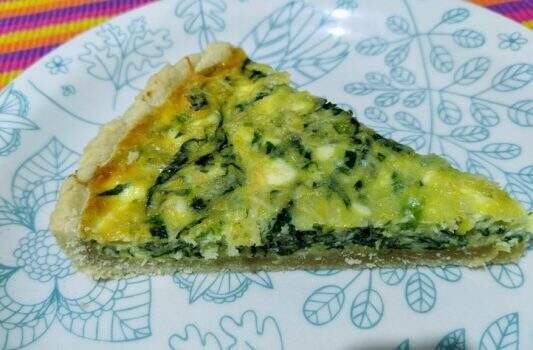 Quiche de espinafre