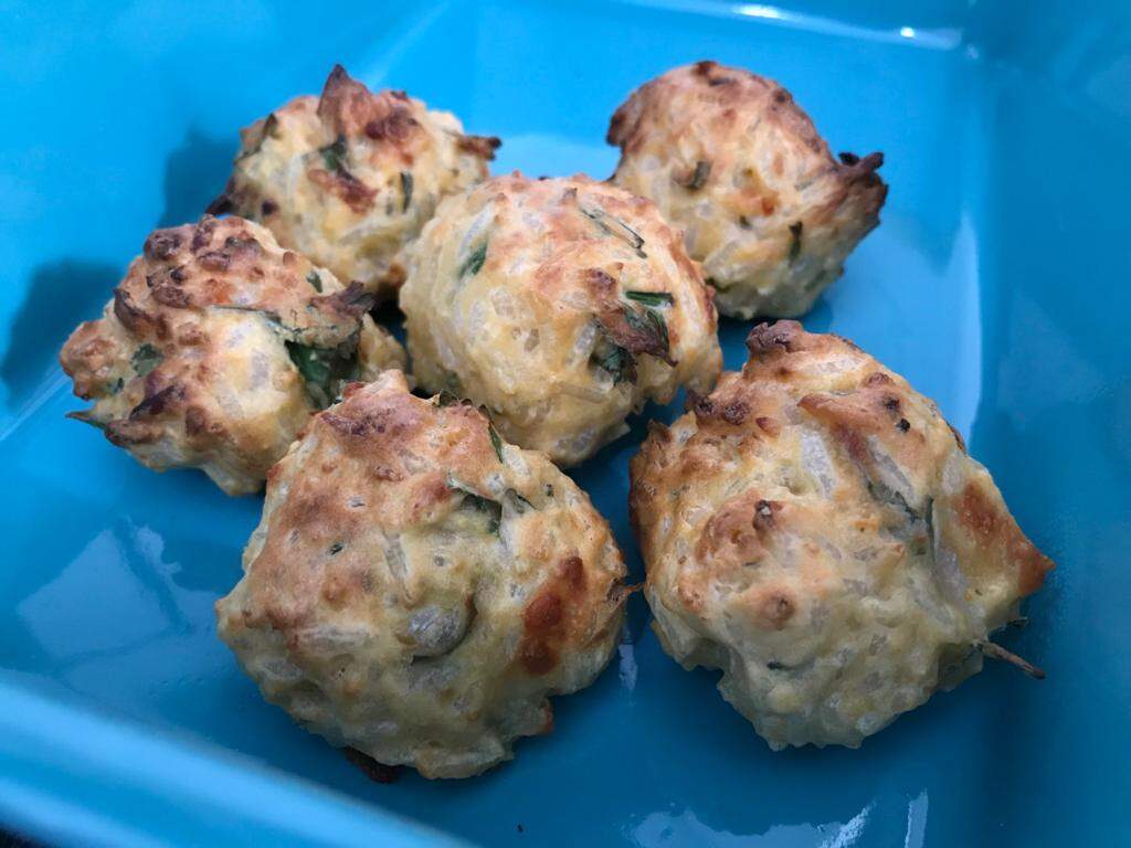 Bolinho de arroz na AirFryer