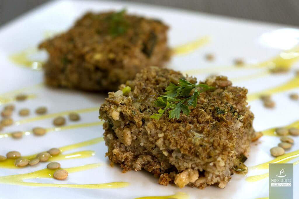 Receita de assado de lentilhas