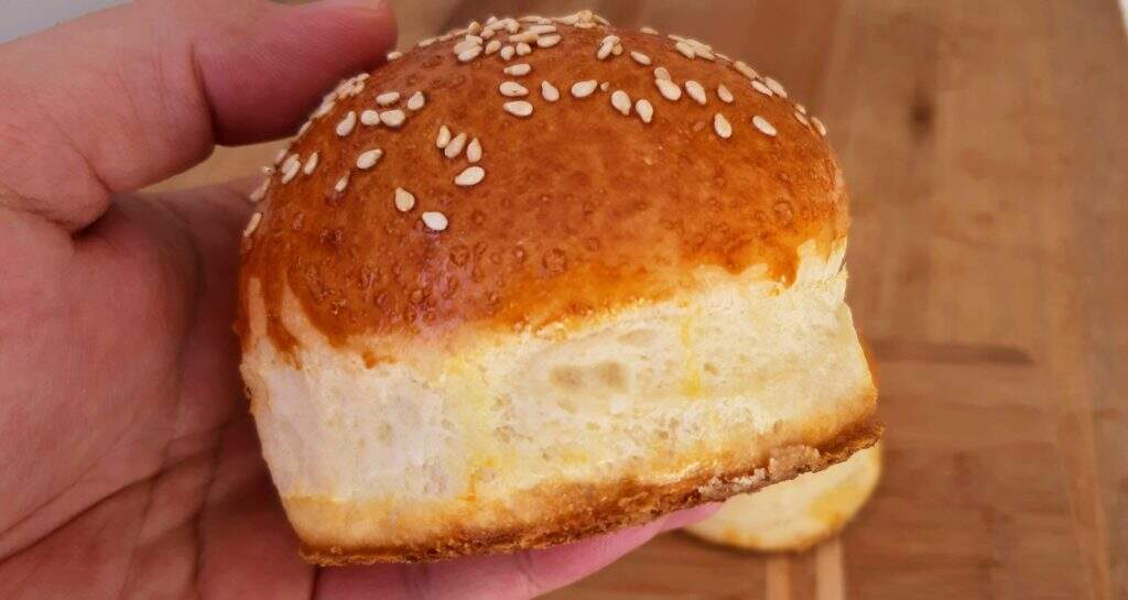 Brioche para burger artesanal