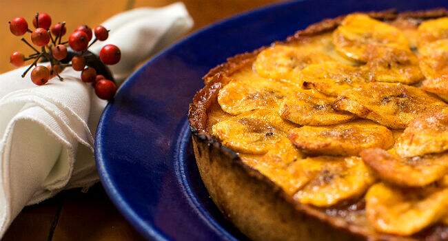 Receita de torta de banana