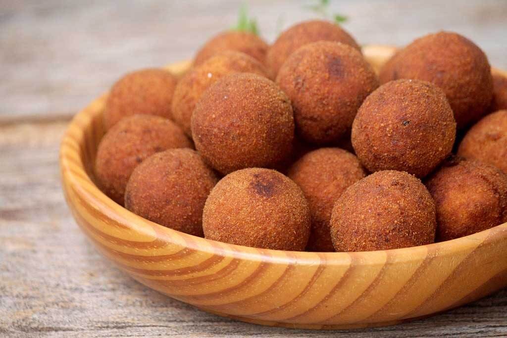 Receita de bolinho de pinhão