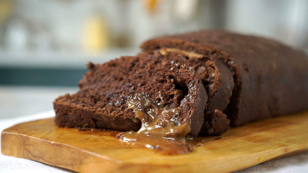 Receita de pão de chocolate recheado