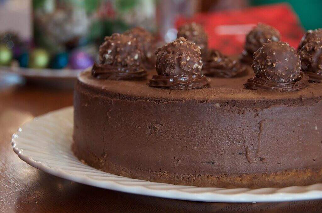 Receita de cheesecake de Nutella