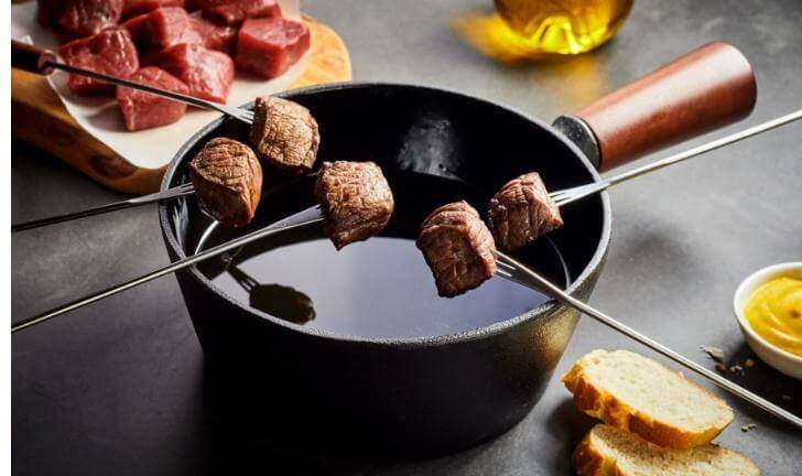 Receita de fondue de carne