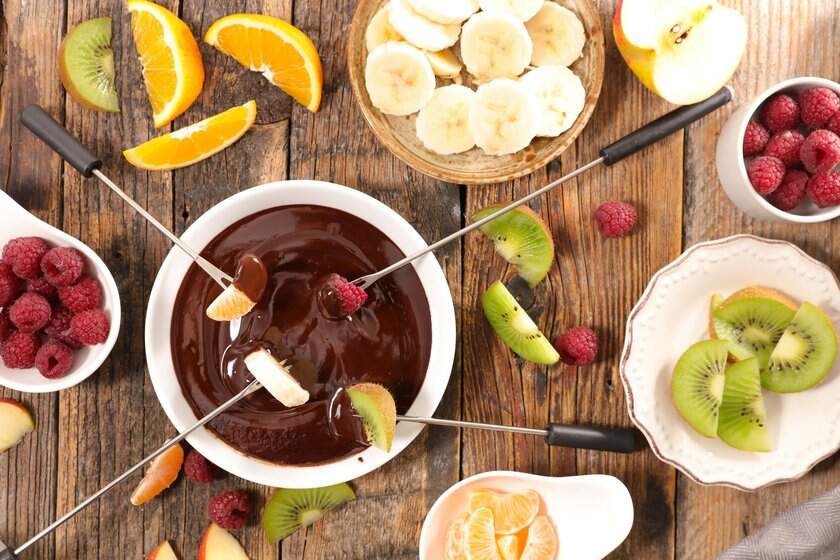 Receita de fondue fitness