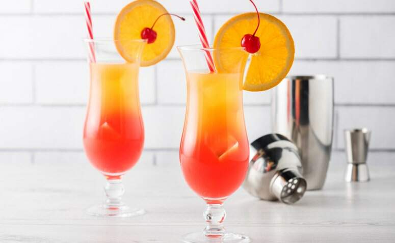 Receita de drink Tequila Sunrise 