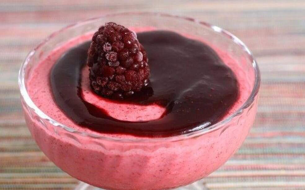 Receita de mousse de amora