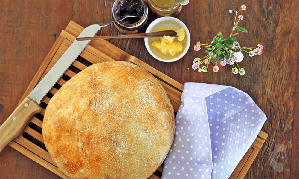 Receita de pão de gorgonzola sem sova