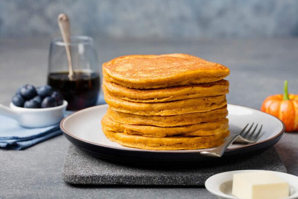 Receita de panqueca de abóbora