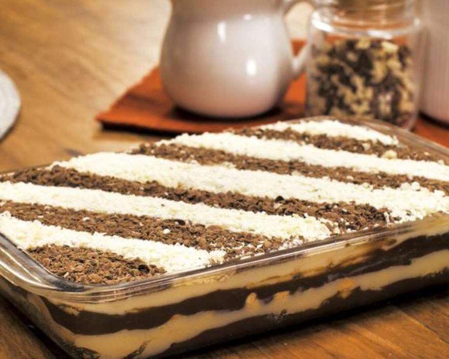 Receita de pavê de torta de bolacha