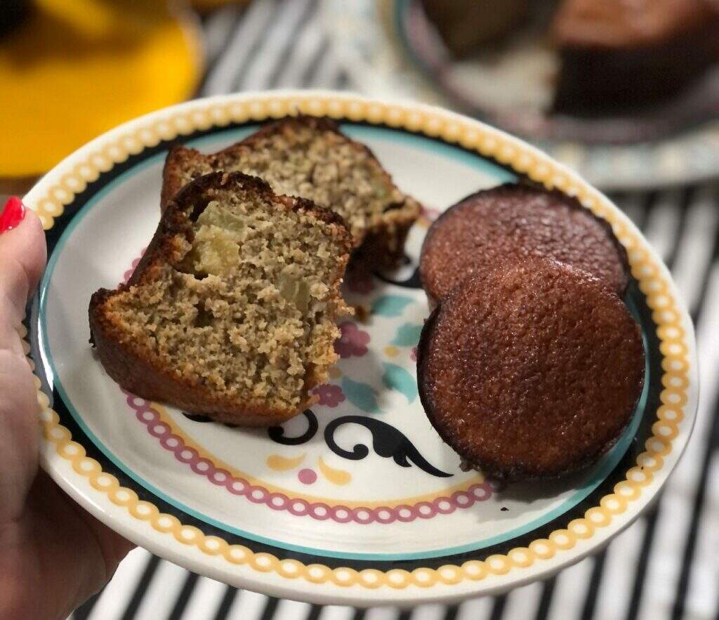 Bolo de Banana com Aveia