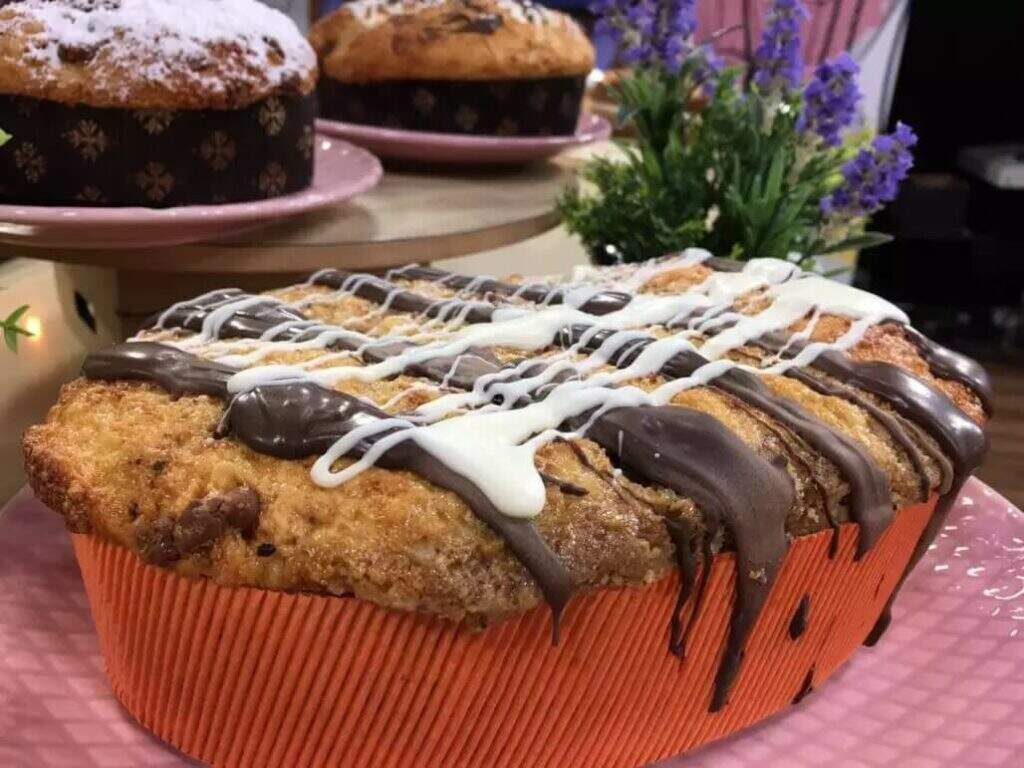 Receita de colomba pascoal com chocolate