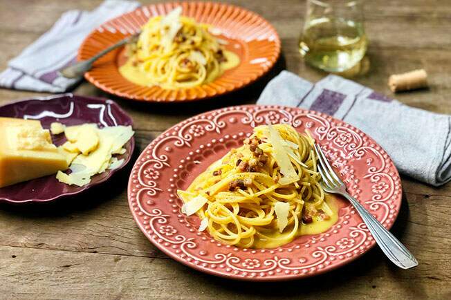 Spaghetti à carbonara