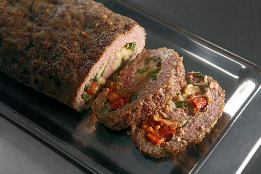 rocambole de carne moída