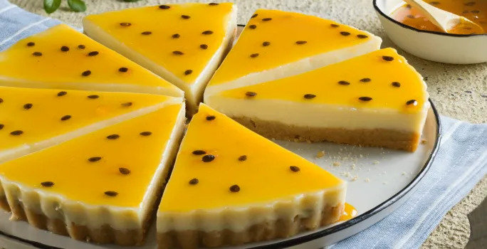 cheesecake de maracujá