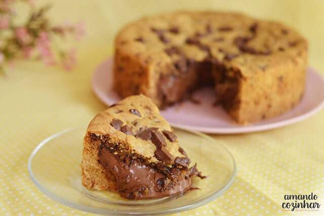 Torta Cookie de Nutella