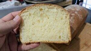 Pão de Semolina com fermentação natural