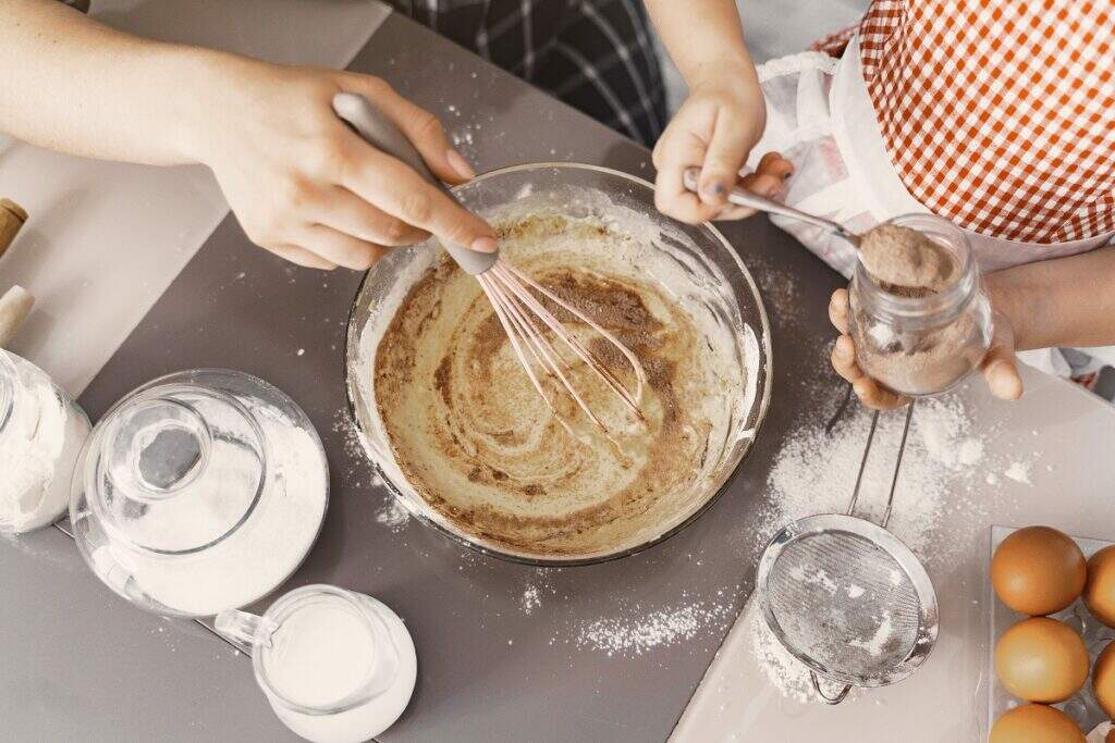 Utensílios para bolo