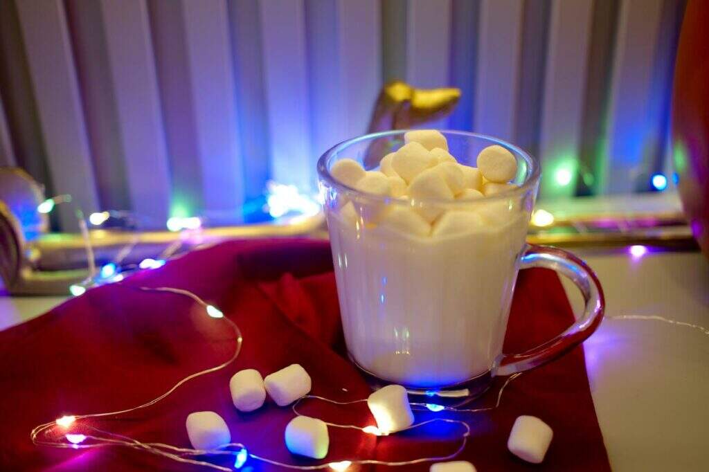 Chocolate quente branco