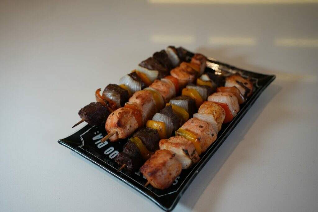 Espetinho de carne na Air Fryer