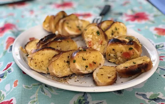 pão de alho para churrasco