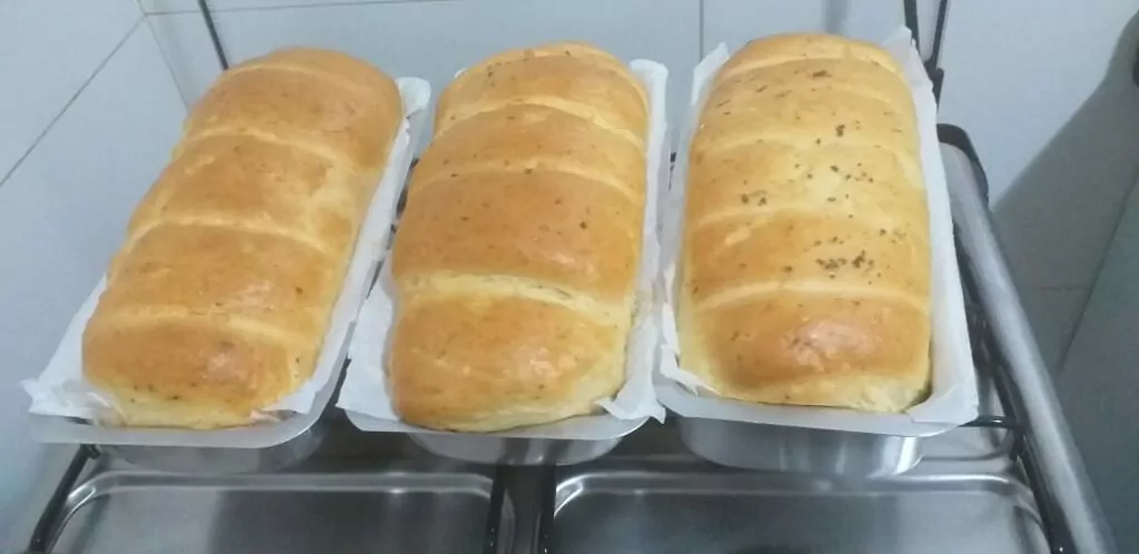 Pão de calabresa com catupiry