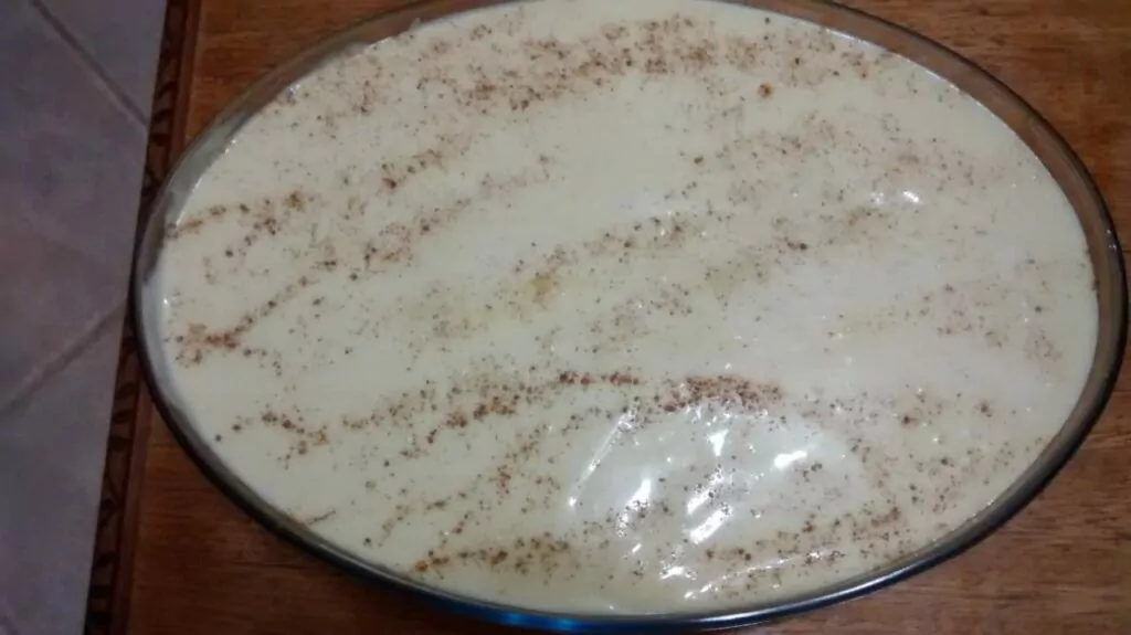 Pavê saboroso de banana