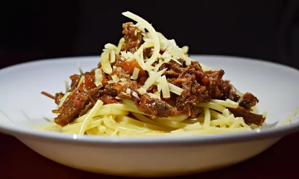 Receita de espaguete com ragu de costela