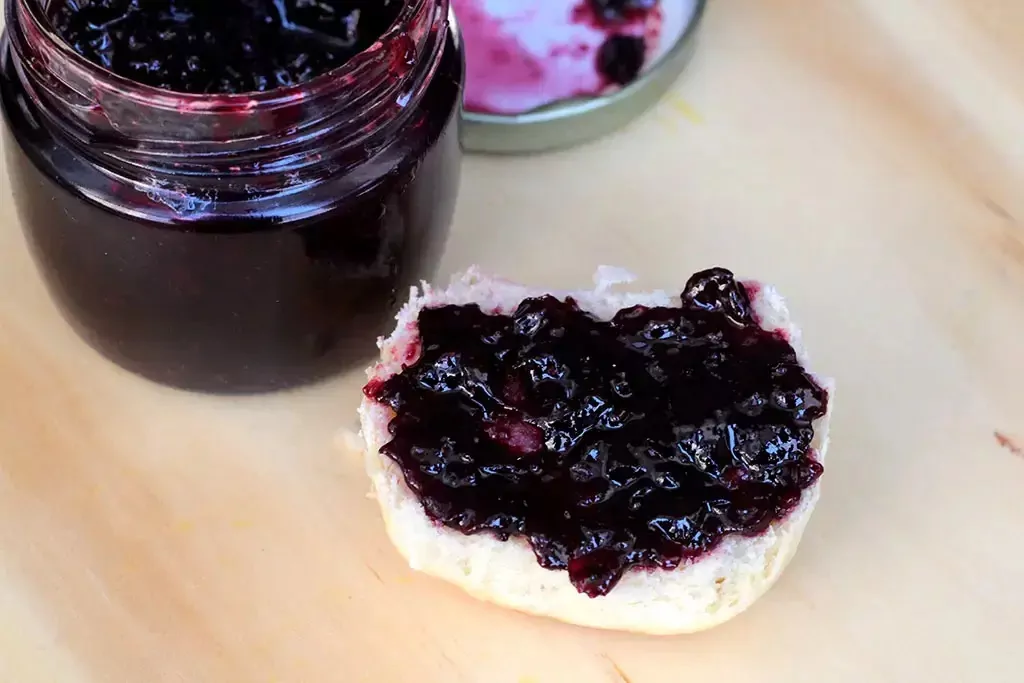 Receita de geleia de amora