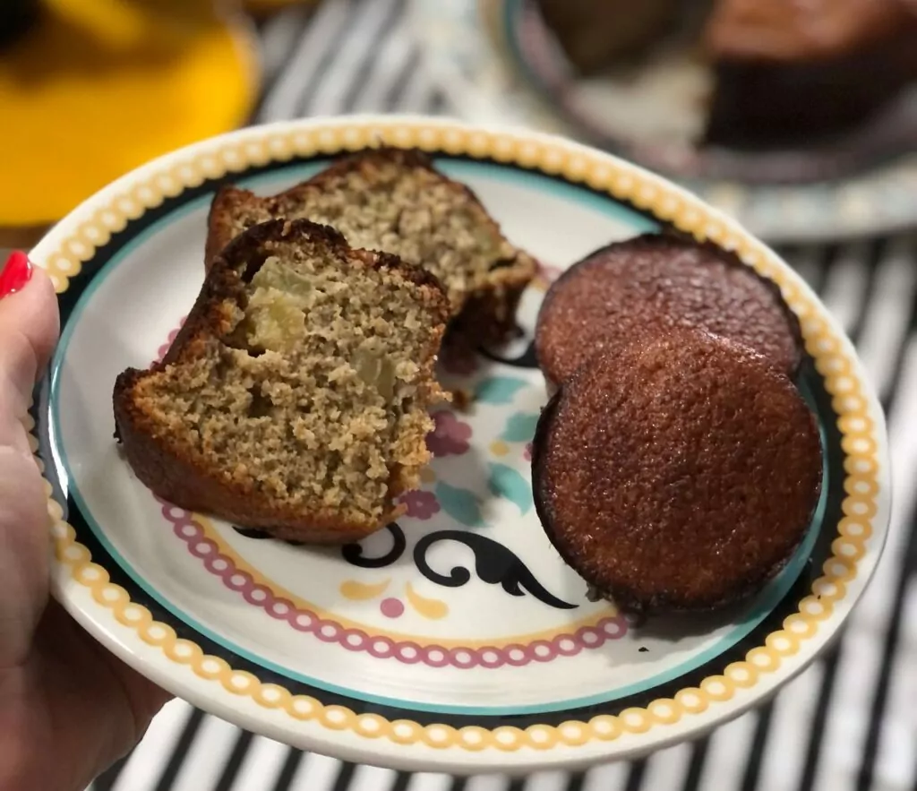 Bolo de Banana com Aveia