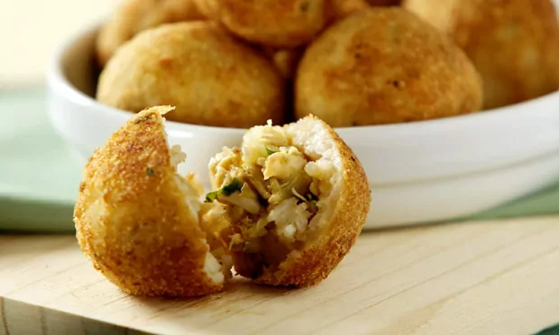 Receita de bolinho de frango
