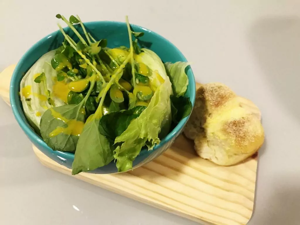 Molho de mostarda com mel para salada