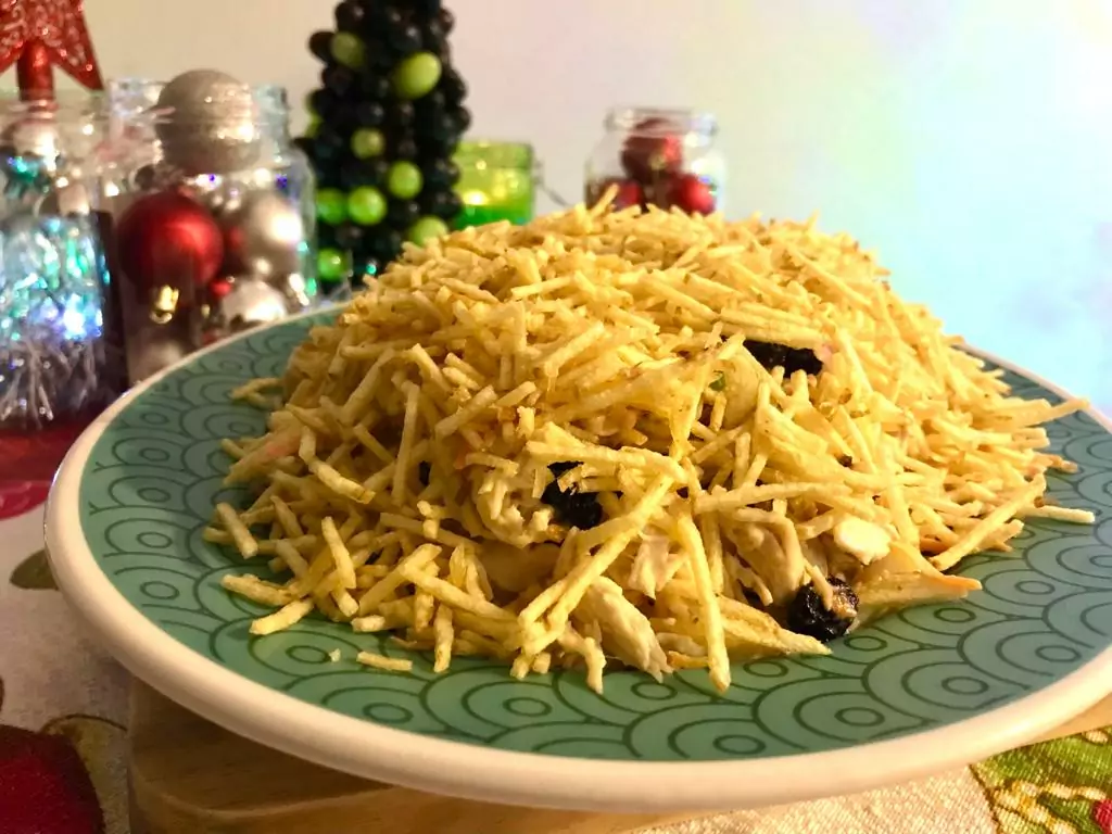 Salpicão de frango com maçã verde