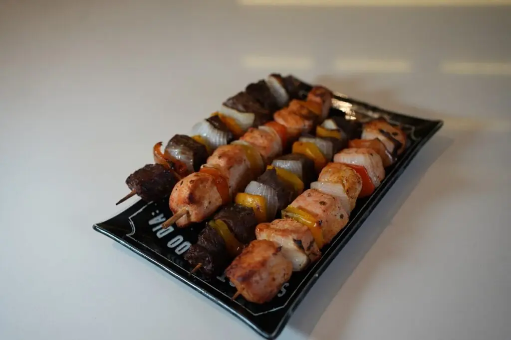 Espetinho de carne na Air Fryer