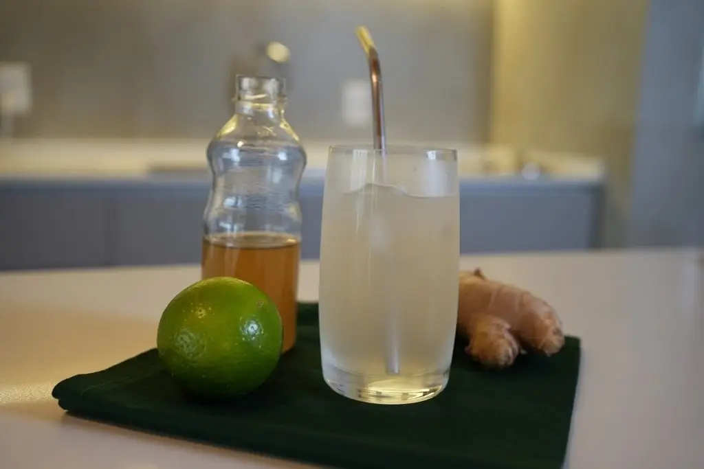 Refrigerante Ginger Ale caseiro sem fermentação